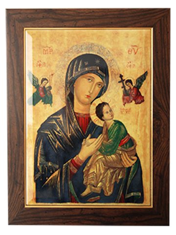 영원한 도움의 성모 (액자에 세라믹/330*410)