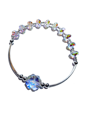 큐빅십자가 스와로브스키 묵주팔찌