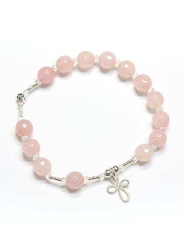 핑크아게이트 묵주팔찌