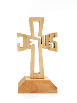 JESUS 십자가 (캄포나무/85*118)