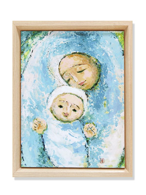 하늘의 어머니2 (액자에 세라믹/245*290)