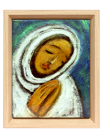 전구의 성모 (액자에 세라믹/245*290)