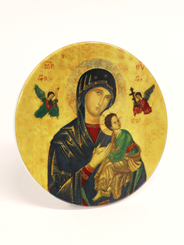 영원한 도움의 성모 (도자기/100mm)