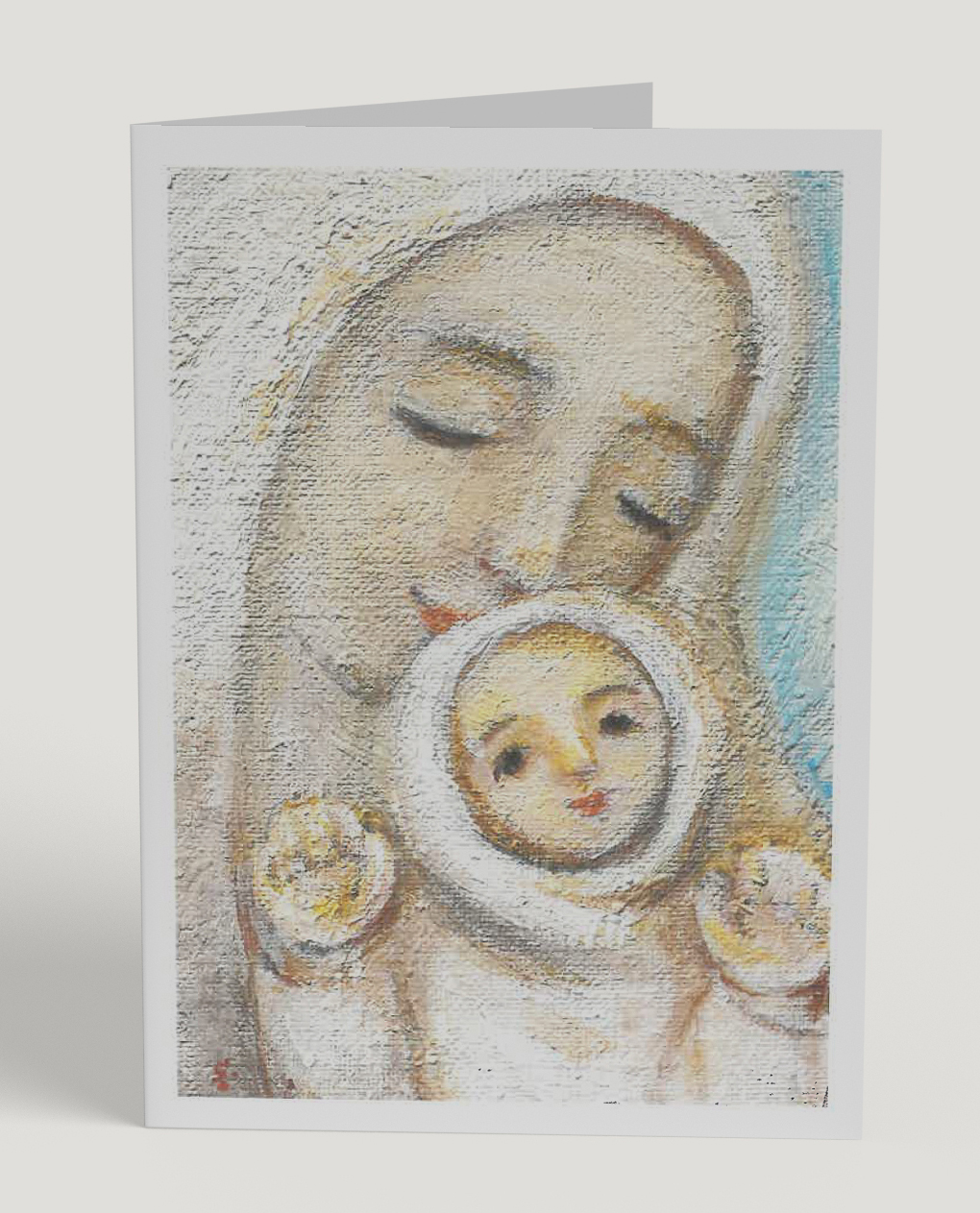 성모와 아기 예수1 (최봉자 수녀/2024作)