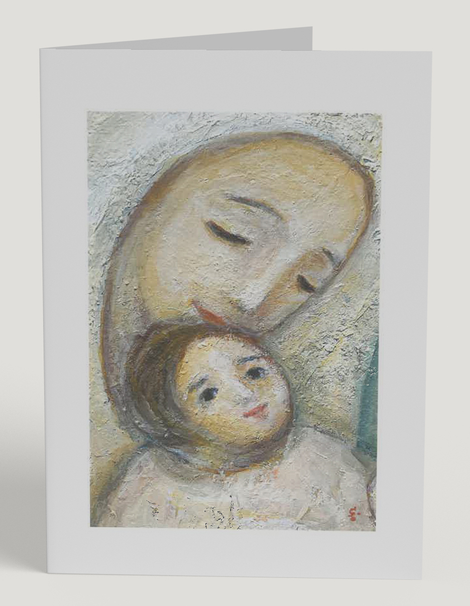 성모와 아기 예수2 (최봉자 수녀/2024作)