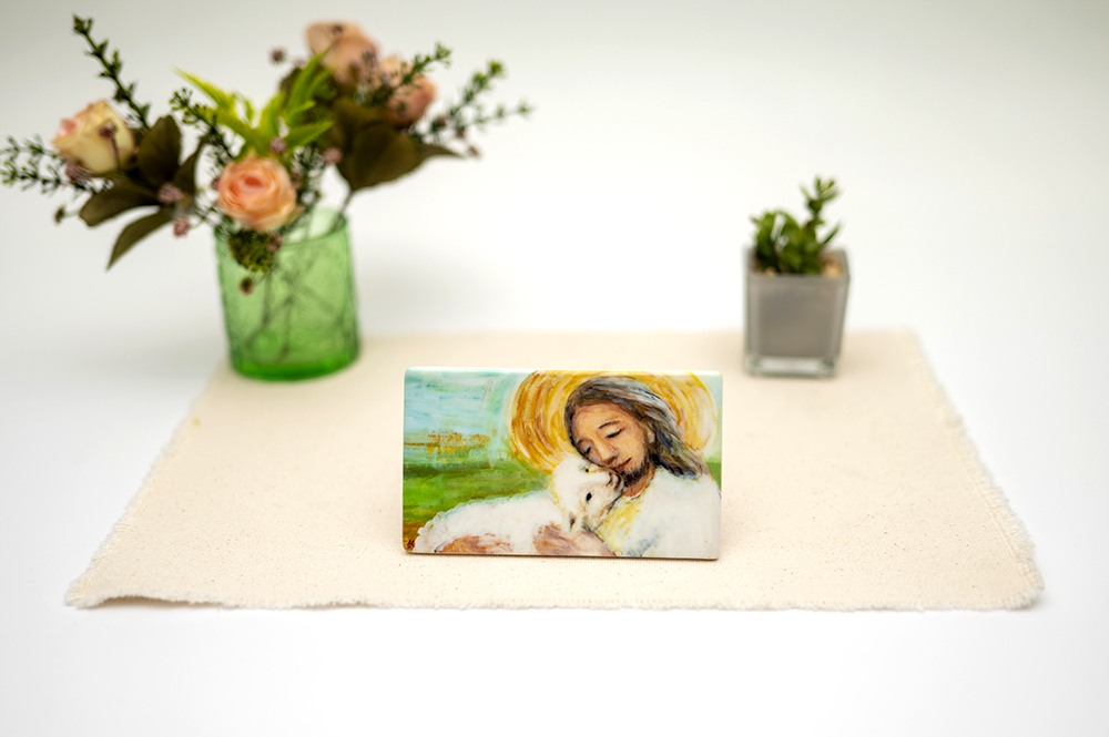 하느님의 어린양 (도자기자석성화/125*75)