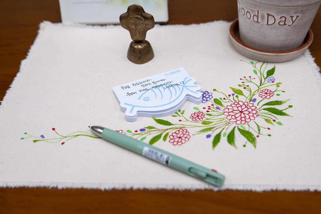 말씀물고기 점착 메모지(대)