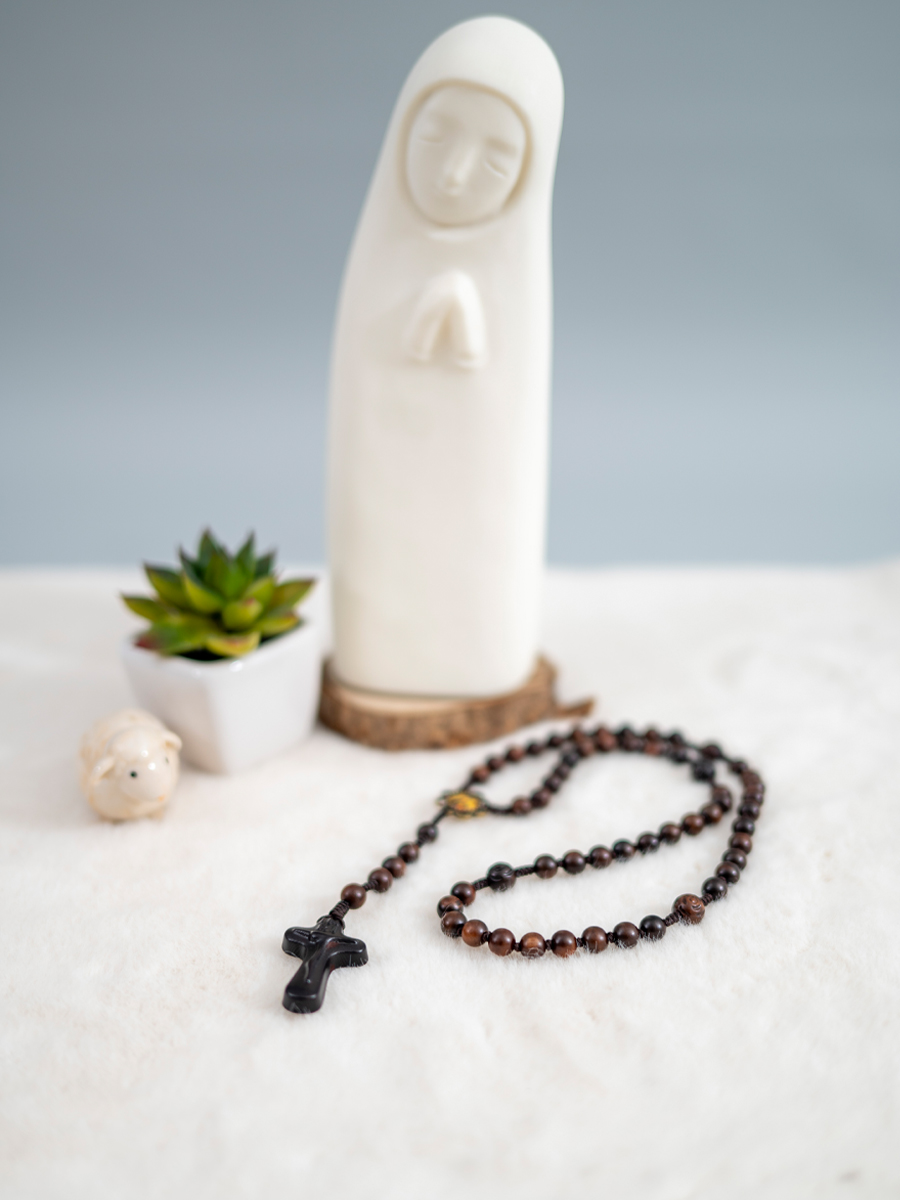 영도 벽조목 5단 묵주 (8mm)